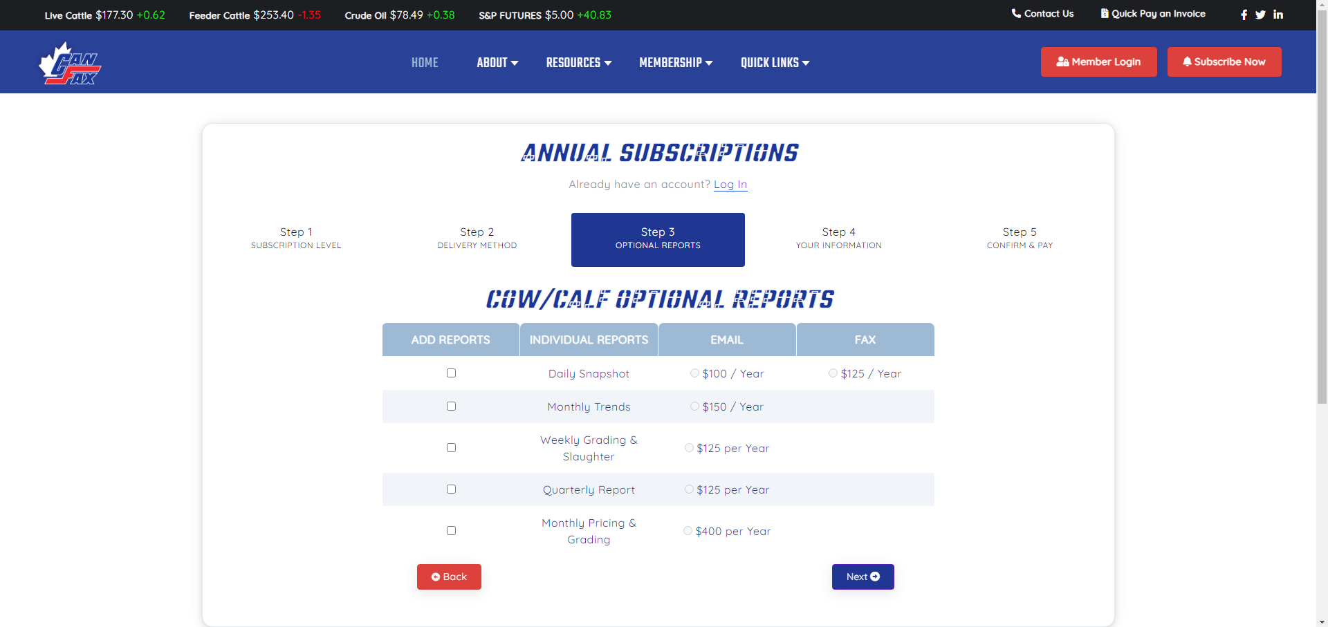 Canfax Screenshot 3