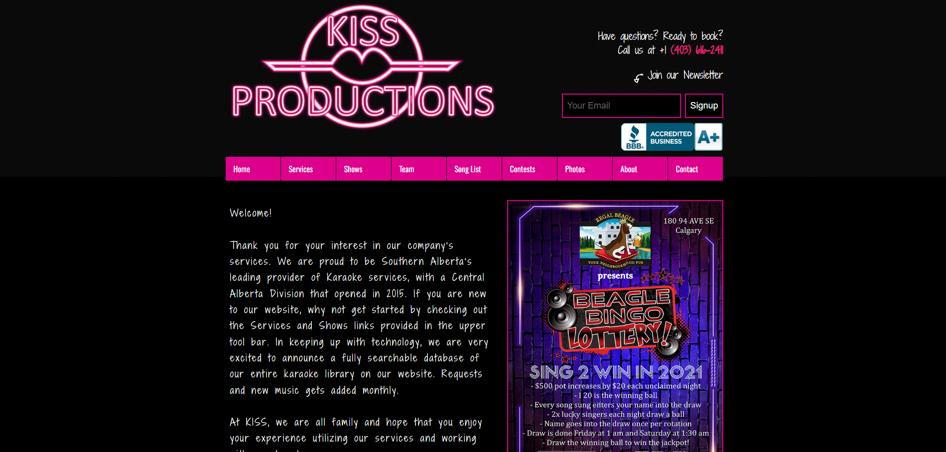 KISS Productions Screenshot 1
